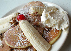Pancake Pantry(Nashville)にて「Caribbean Pancakes」