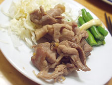 豚肉の生姜焼き