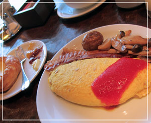 ハイアットリージェンシー東京の、ブッフェ朝食♪
