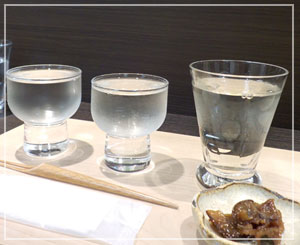 こちらは銀座松屋内「福光屋 醗酵バー」。お酒もあるけどかき氷も食べられます。
