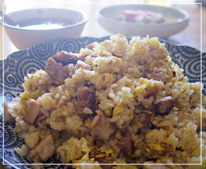 今日もとっても美味しかった、だんなの炒飯