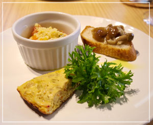 津田沼「欧風食堂 タブリエ」にて、ランチ前菜はこんな感じ