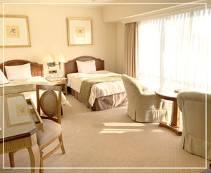 今日のお宿は仙台ロイヤルパークホテル。母好みのヨーロピアンなお部屋。