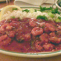 Fresh Fish Creole。海老チリみたいだ……